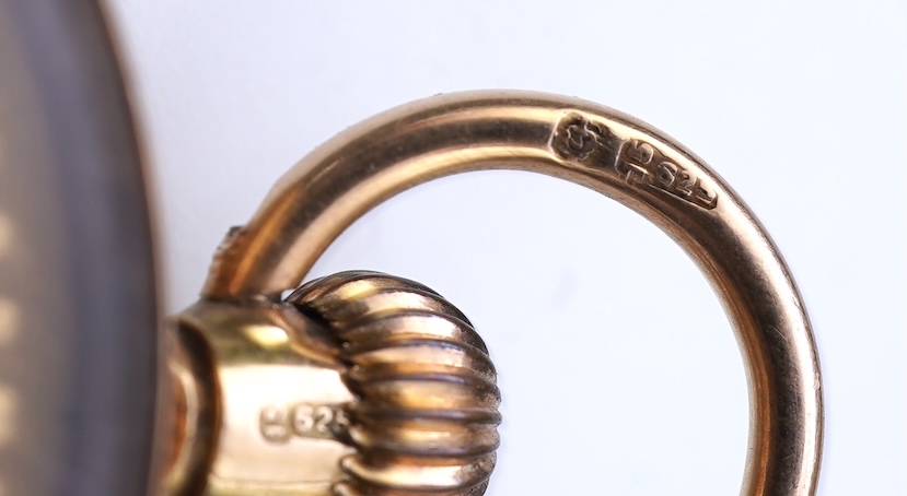 A 15ct gold open-faced pocket watch, circa 1912